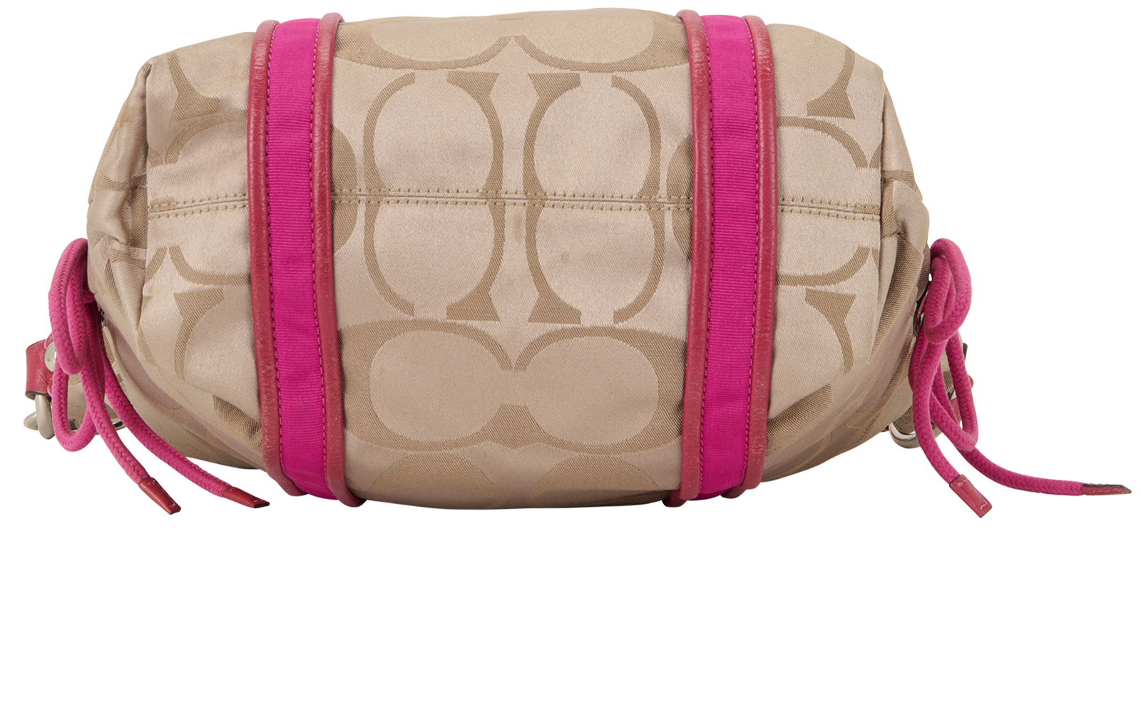 Poppy Shimmer Tote, &pound;40, Handbags, Beige/Pink, Canvas, Top view